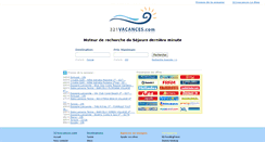 Desktop Screenshot of 321vacances.com